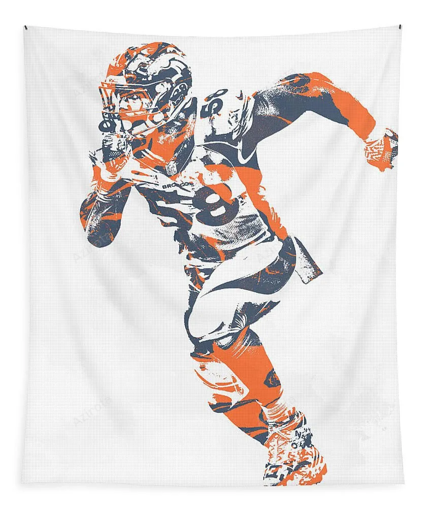 1 Von Miller Denver Broncos Pixel Art 30 Tapestry Gifts For Fans