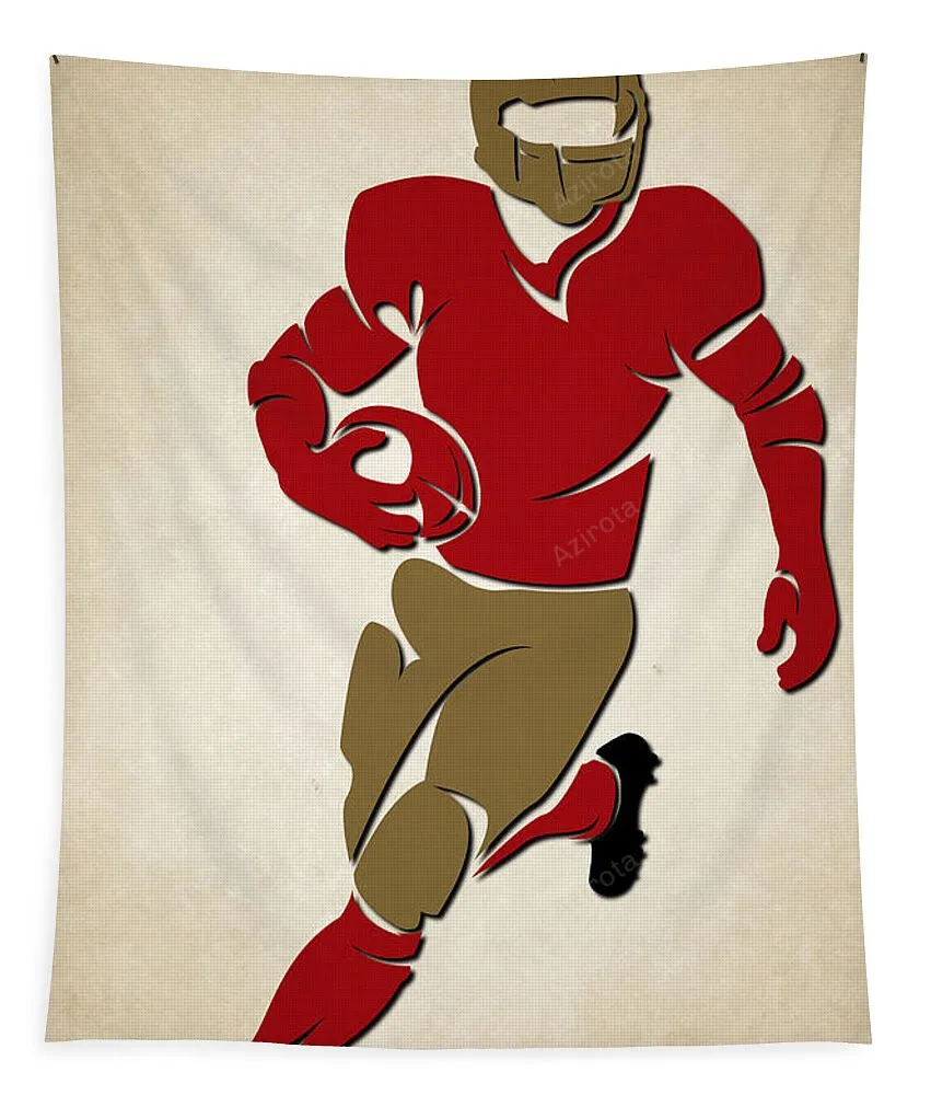 49Ers Shadow Player Tapestry Gifts For Fans