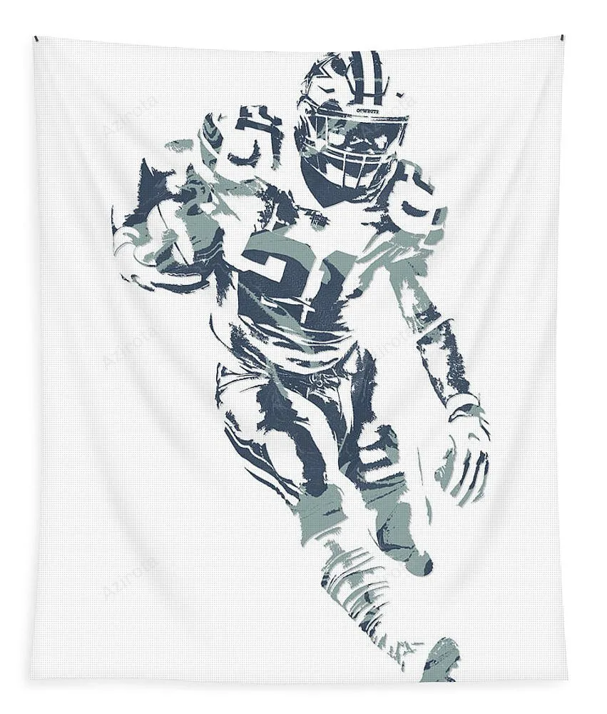 Ezekiel Elliott Dallas Cowboys Tapestry Gifts For Fans 6