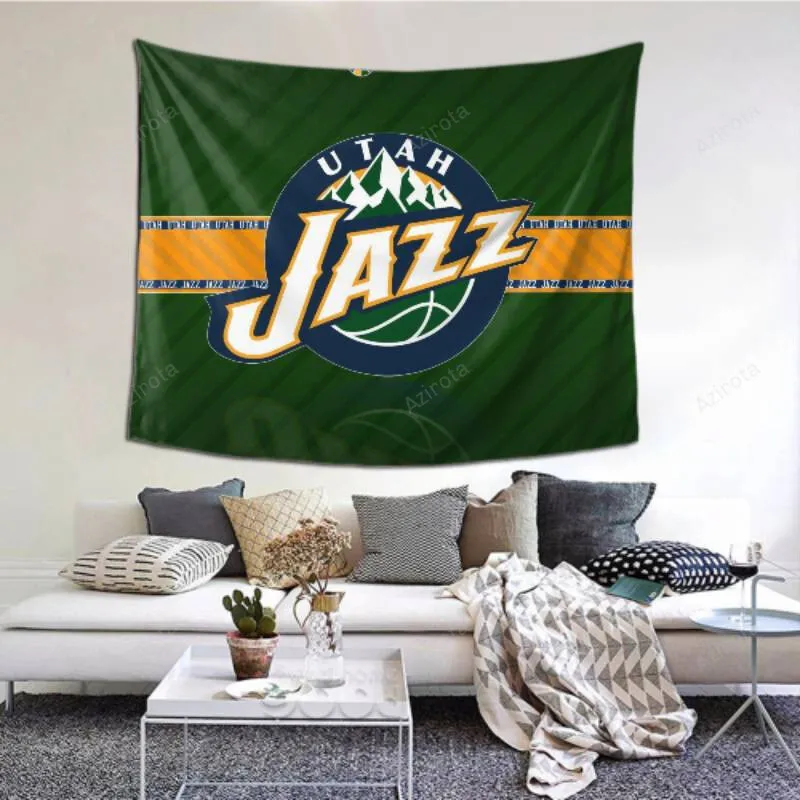 Durable Utah Jazz tapestry -153577 For Beach Shawl- Scarf- Blanket