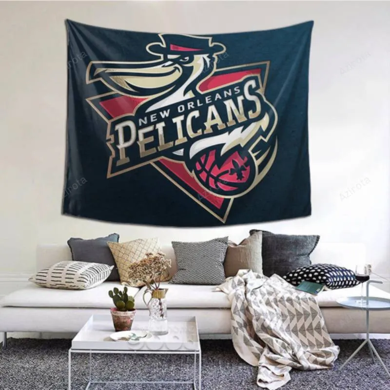 Durable New Orleans Pelicans tapestry -151218 For Beach Shawl- Scarf- Blanket
