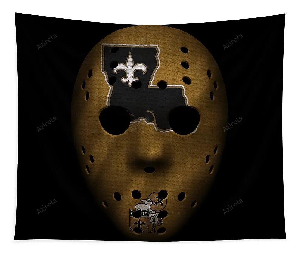 Saints War Mask Tapestry Gifts For Fans