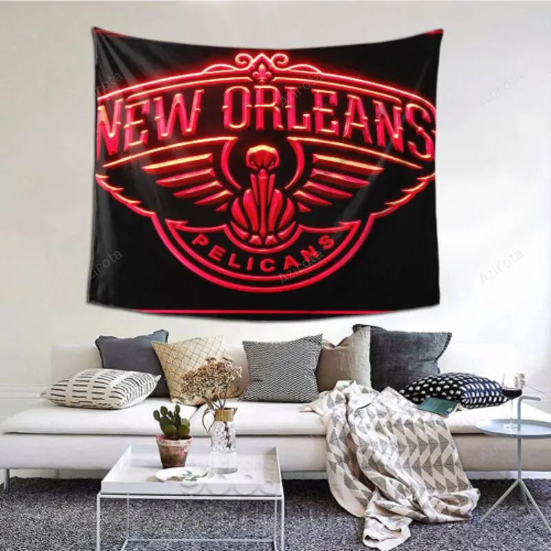 Custom New Orleans Pelicans tapestry -151093 Home Decoration