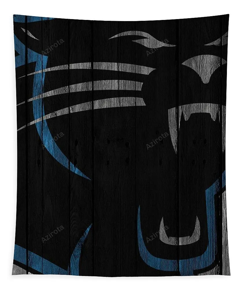 Caroilina Panthers Wood Fence Tapestry Gifts For Fans