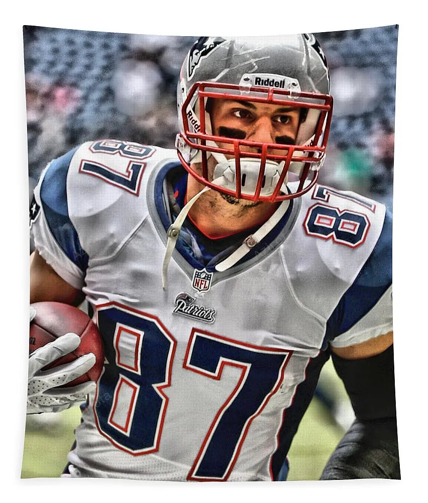 Rob Gronkowski Art Tapestry Gifts For Fans 2