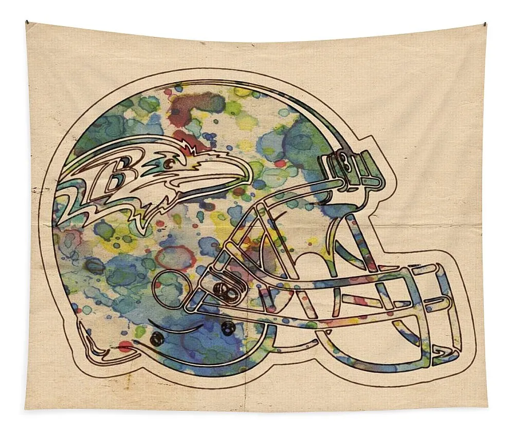 Baltimore Ravens Poster Art Tapestry Gifts For Fans