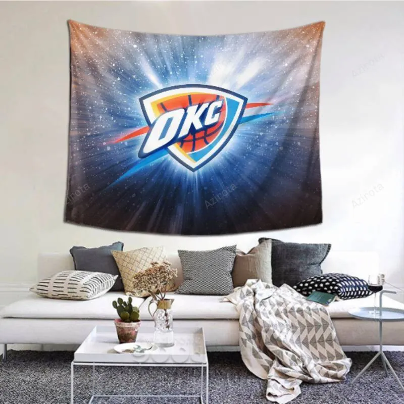 Decorative Wall Tapestry Oklahoma City Thunder tapestry -153825