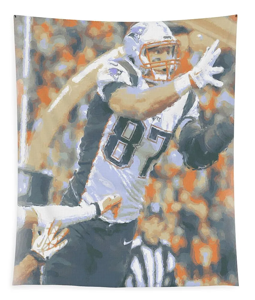 New England Patriots Tapestry Gifts For Fans Rob Gronkowski 2
