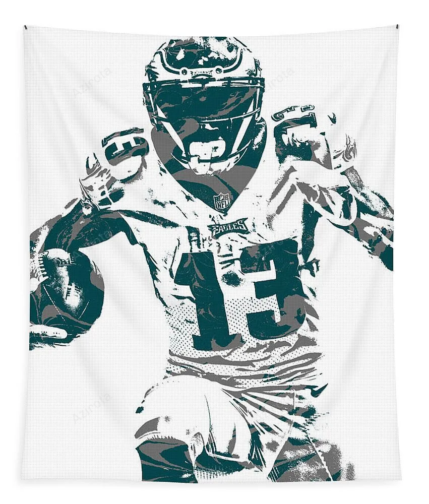 Nelson Agholor Philadelphia Eagles Pixel Art 3 Tapestry Gifts For Fans