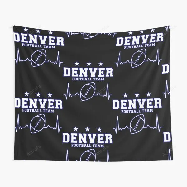 Denver Colorado Bronco Tapestry Gifts For Fans