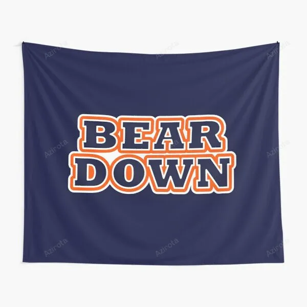 Bear Down Uniform Colors Tapestry Gifts For Fans