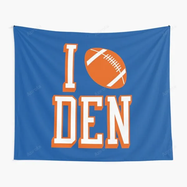 I Love Den Blue Tapestry Gifts For Fans