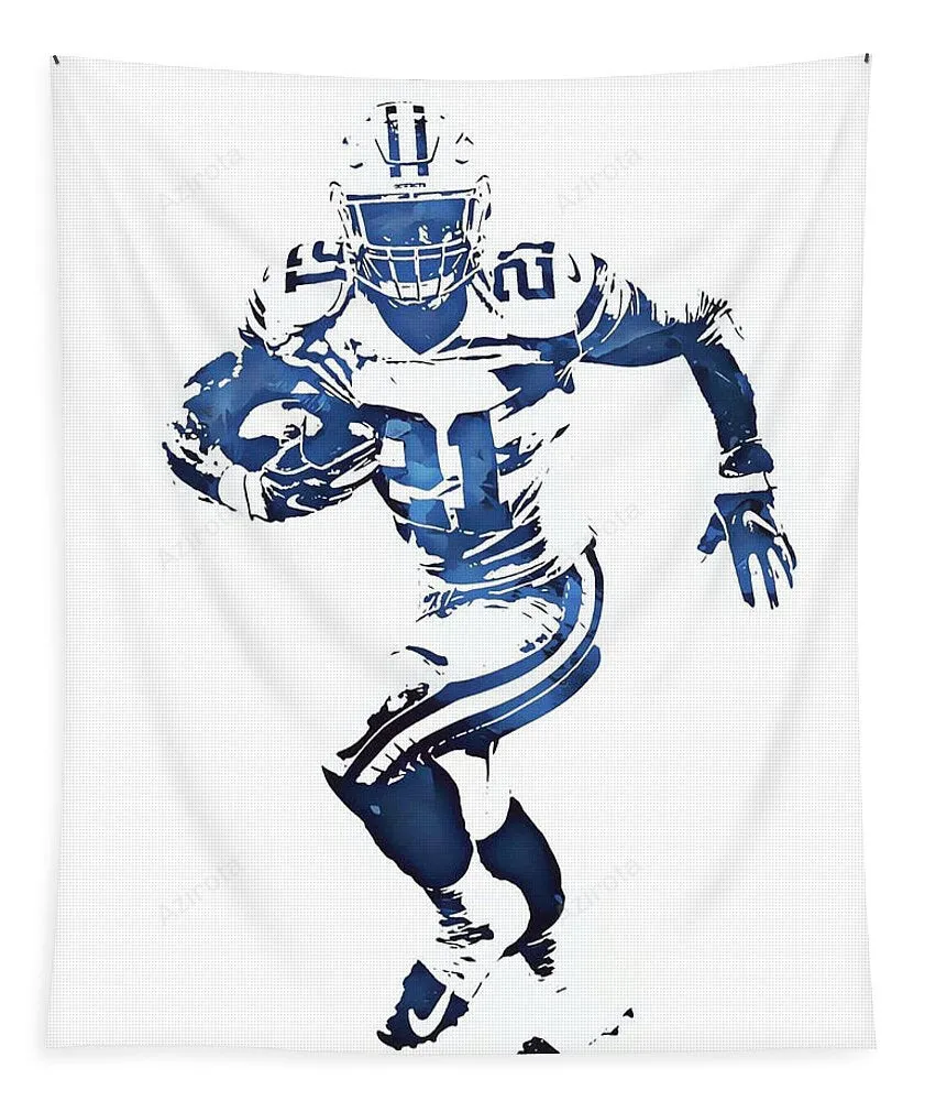 Ezekiel Elliott Dallas Cowboys Tapestry Gifts For Fans 20