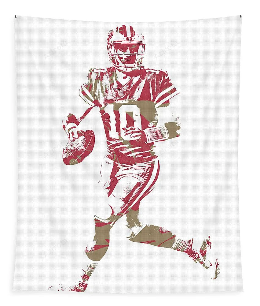 Jimmy Garoppolo San Francisco 49Ers Pixel Art 6 Tapestry Gifts For Fans