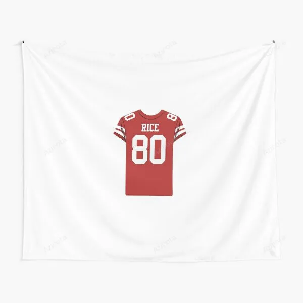 Jerry Rice 80 Jersey Tapestry Gifts For Fans