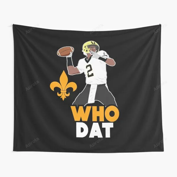 Jameis Winston Time Who Dat Tapestry Gifts For Fans