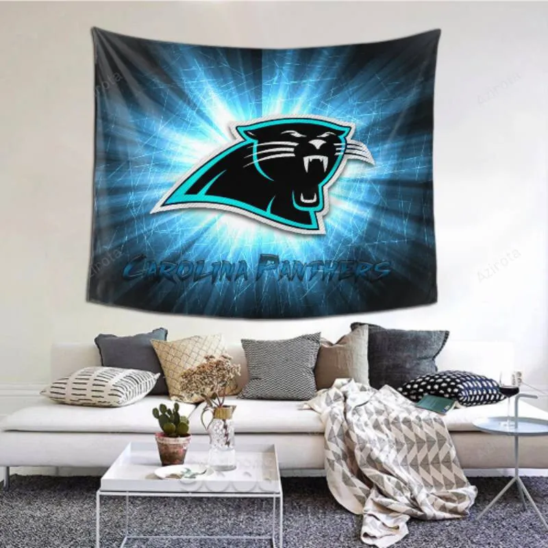 Custom Carolina Panthers tapestry -155527 Home Decoration For Outdoor Use