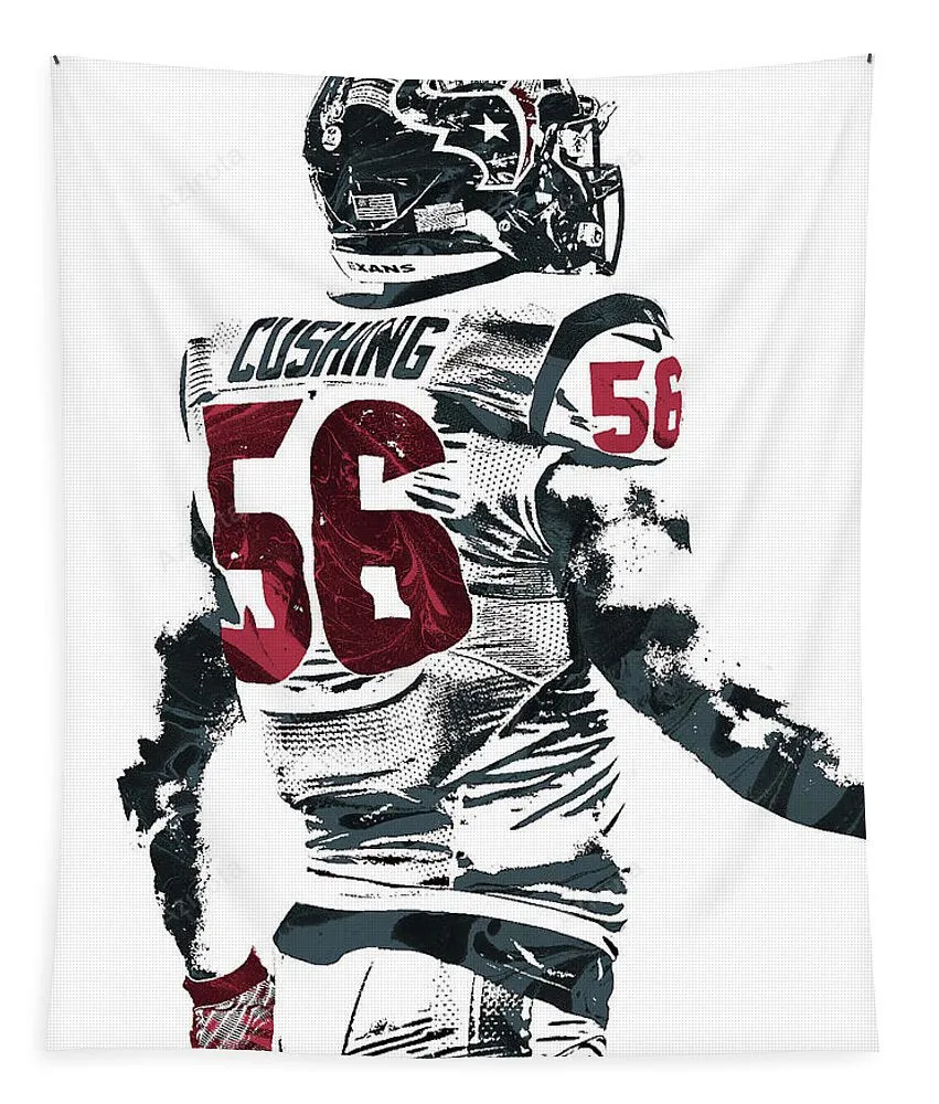Brian Cushing Houston Texans Pixel Art 2 Tapestry Gifts For Fans