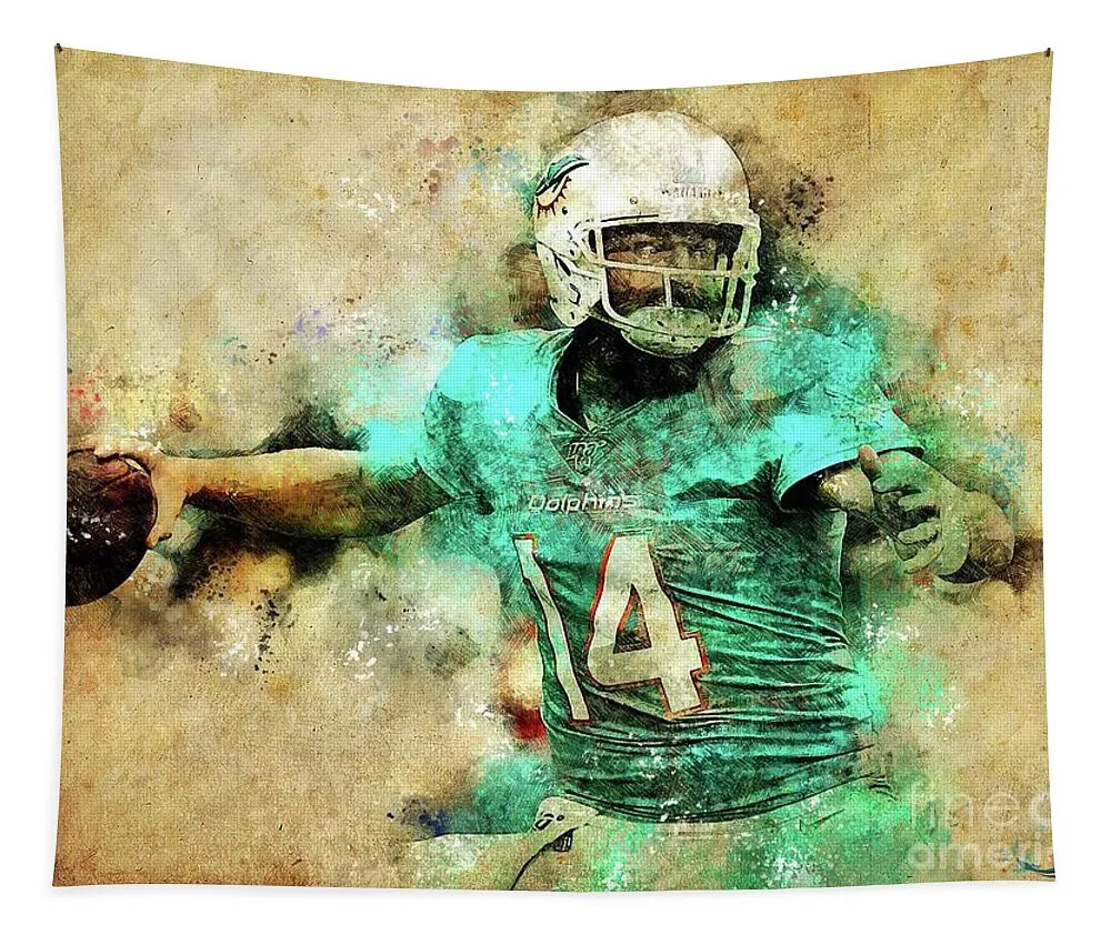 Miami Dolphins American Player sports Posters Tapestry Gifts For Fans