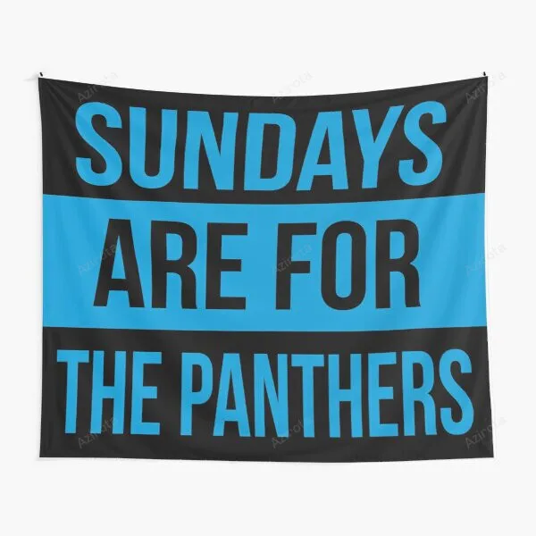 Sundays Are For The Panthers Stickers Tapestry Gifts For Fans