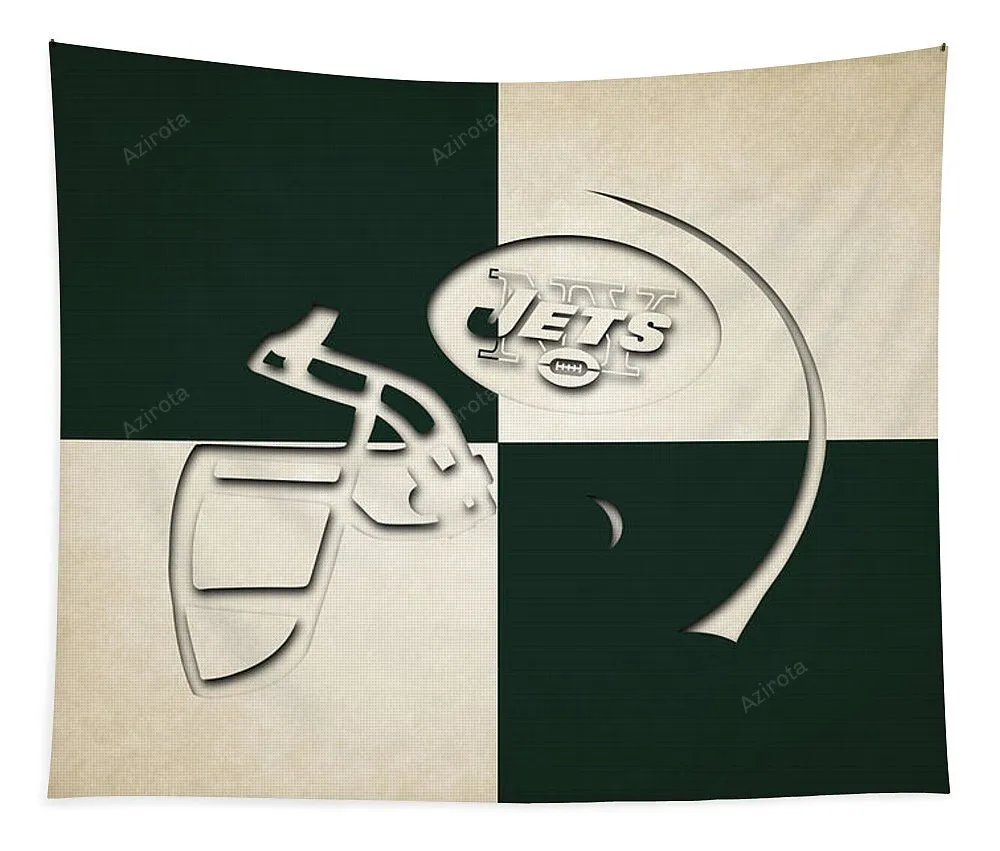 Jets Helmet Art Tapestry Gifts For Fans