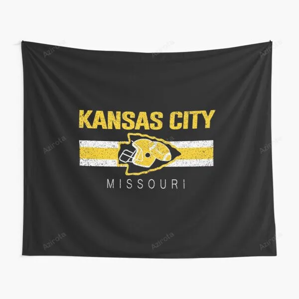 Vintage Kansas City Kc Retro At Sunday Game Day Tapestry Gifts For Fans