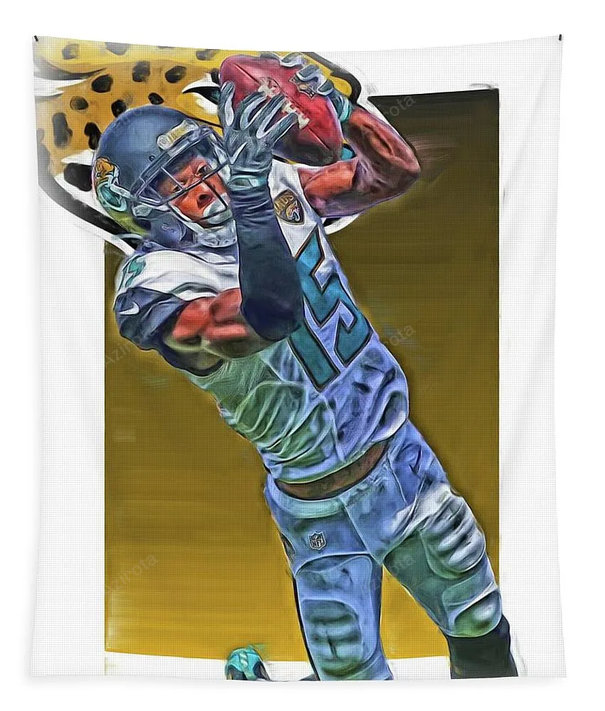 Allen Robinson Jacksonville Jaguars Oil Art Tapestry Gift For Fan