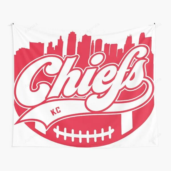 Chiefs Chiefs Chiefs Skyline Tapestry Gifts For Fans