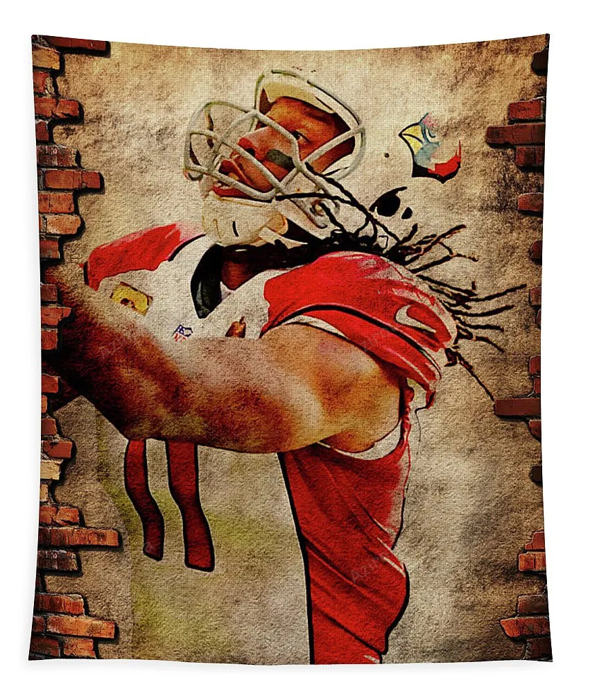 Arizona Cardinals Player Larry Fitzgerald Tapestry Gifts For Fans 88
