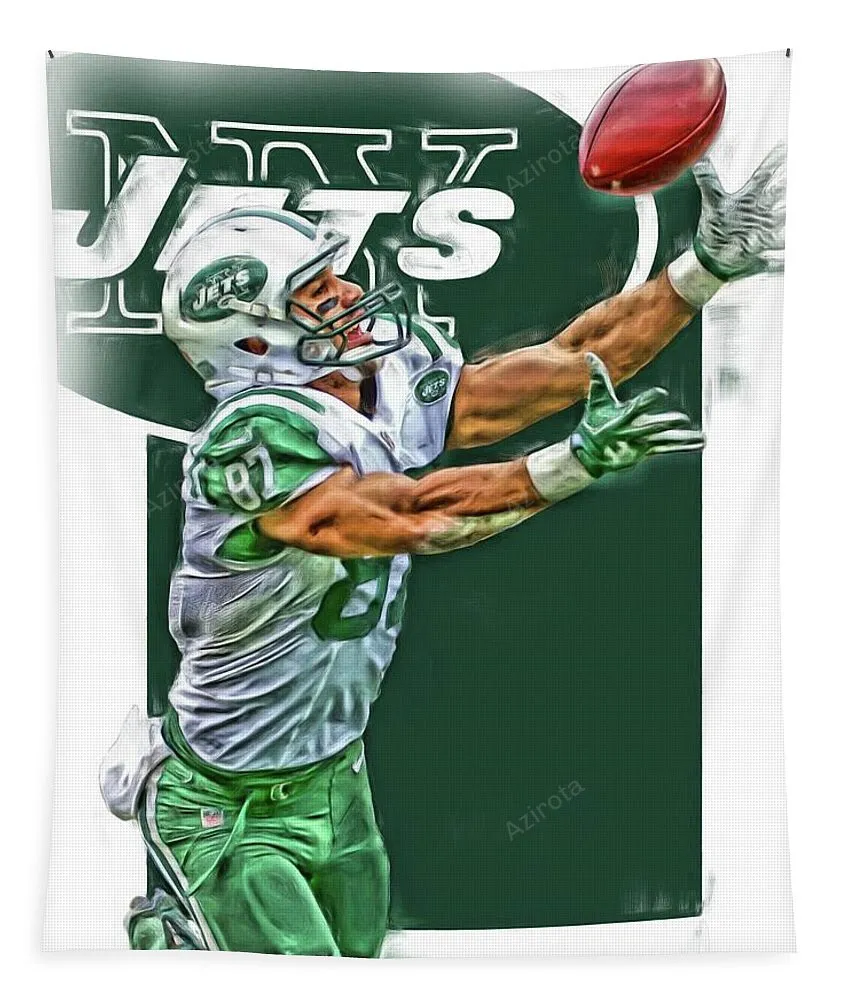 Eric Decker New York Jets Oil Art Tapestry Gifts For Fans