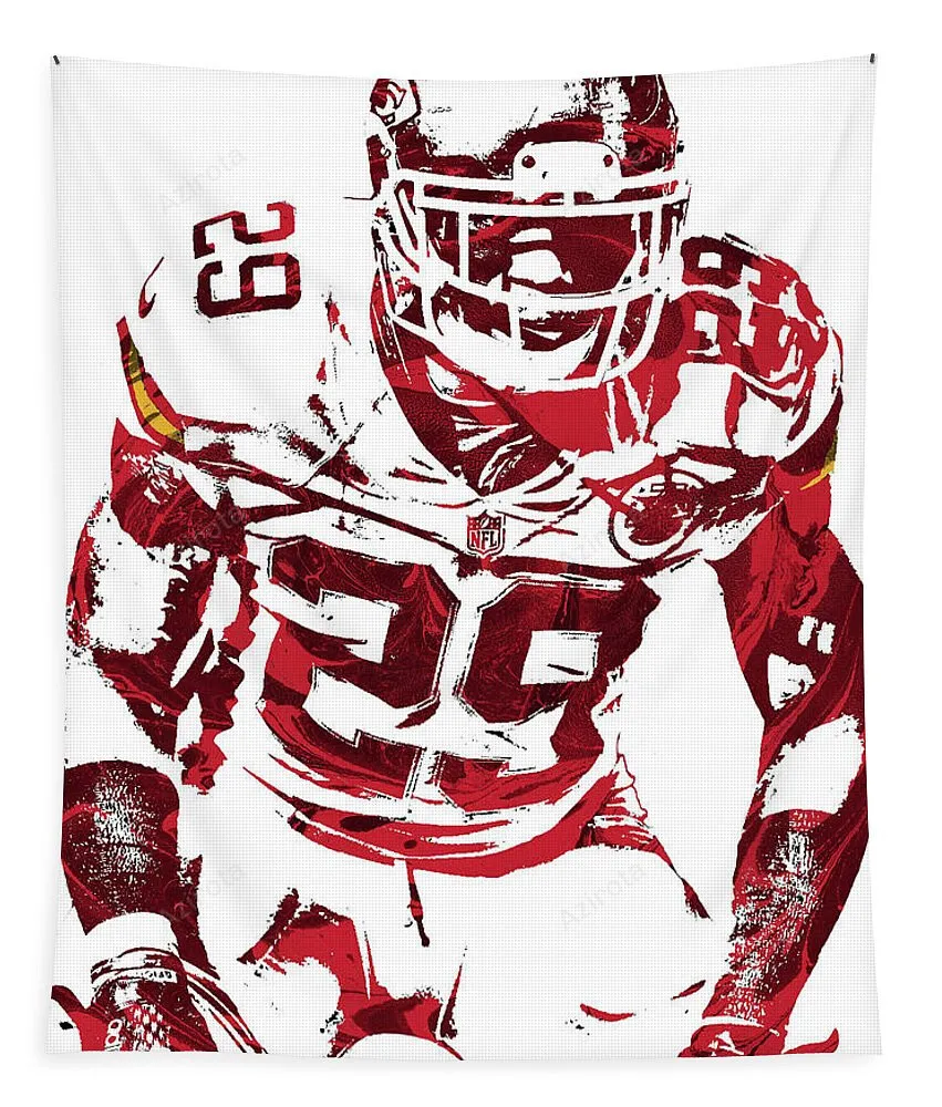 Eric Berry Kansas City Chiefs Pixel Art 2 Tapestry Gifts For Fans