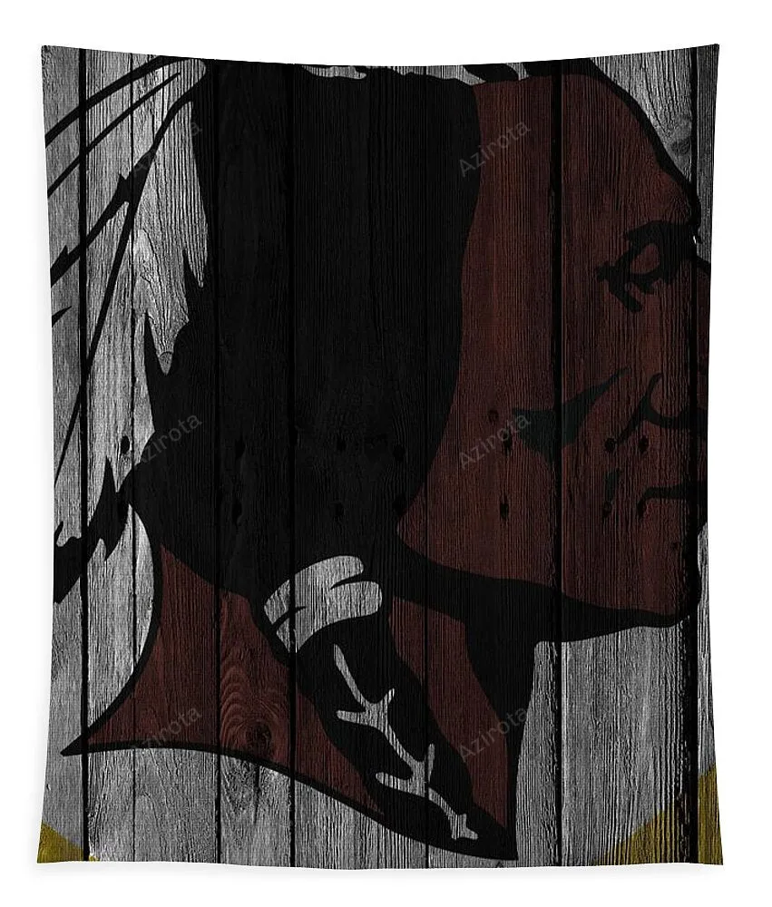 Washington Commanders Wood Fence Tapestry Gifts For Fans
