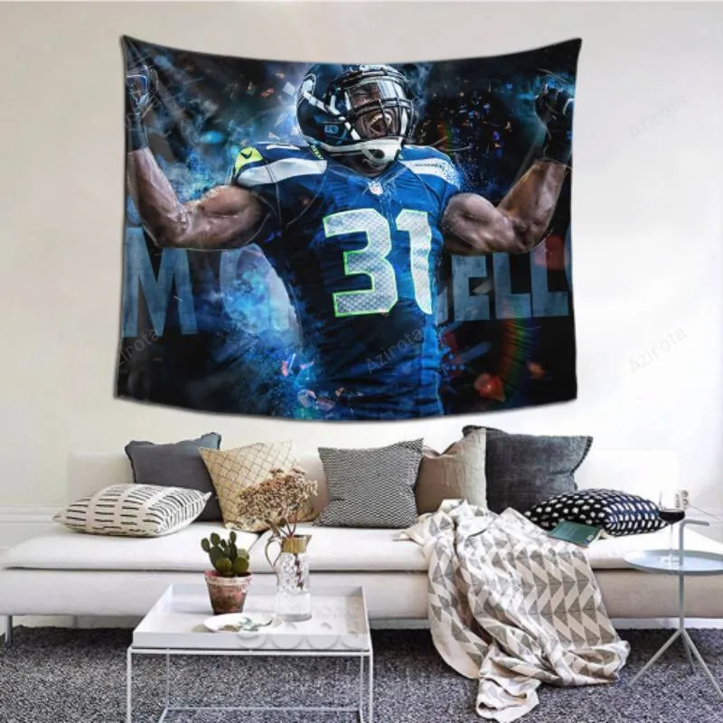 Bedroom Living Seattle Seahawks tapestry -156549 Room Dorm Party Decor
