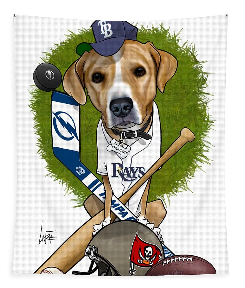6359 Villa Gracie Tampa Bay Buccaneers Tapestry Gift For Fan