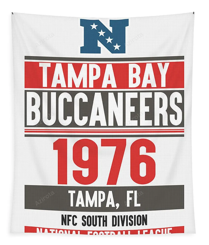 Tampa Bay Buccaneers Team Poster 10 Tapestry Gift For Fan
