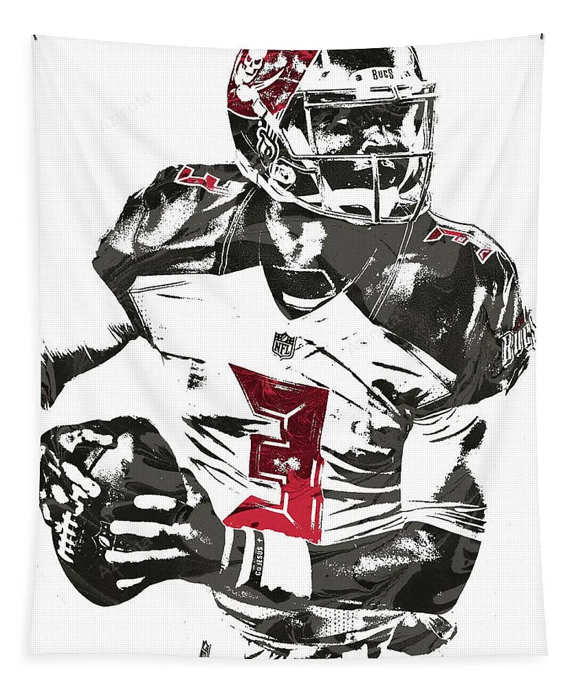 Jameis Winston Tampa Bay Buccaneers Pixel Art Tapestry Gift For Fan