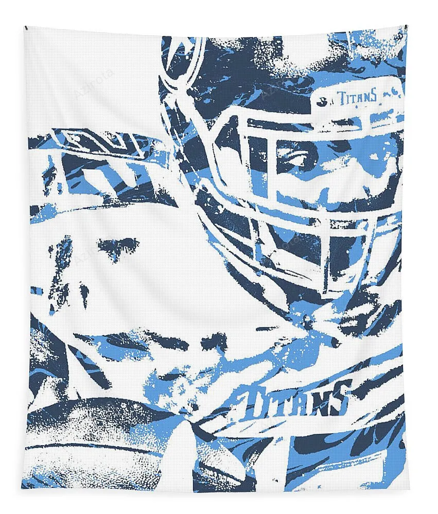 Derrick Henry Tennessee Titans Pixel Art 100 Tapestry Gift For Fan