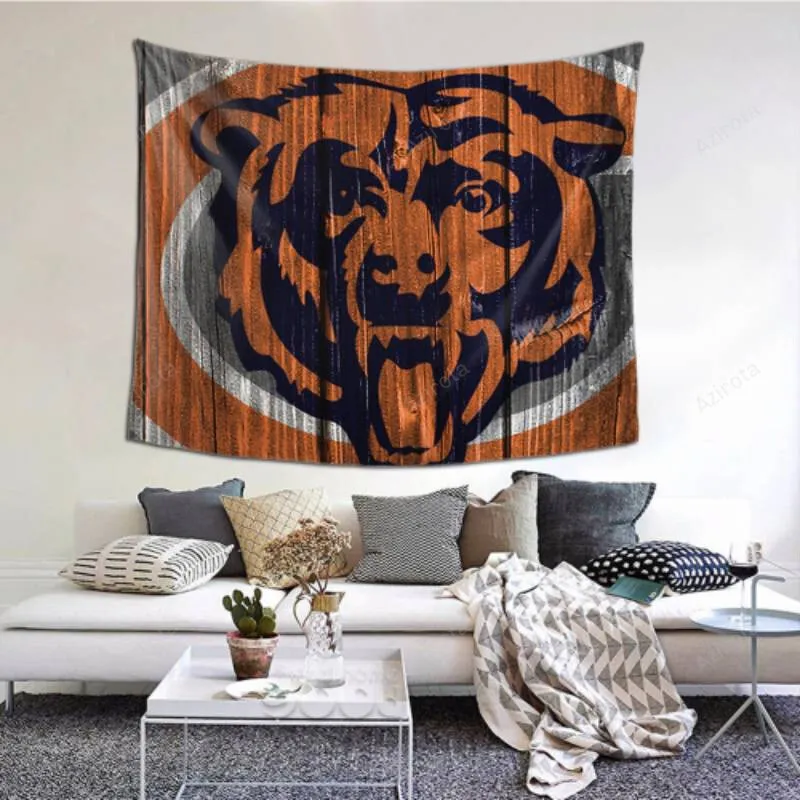 Custom Chicago Bears tapestry -156709 Home Decoration For Outdoor Use