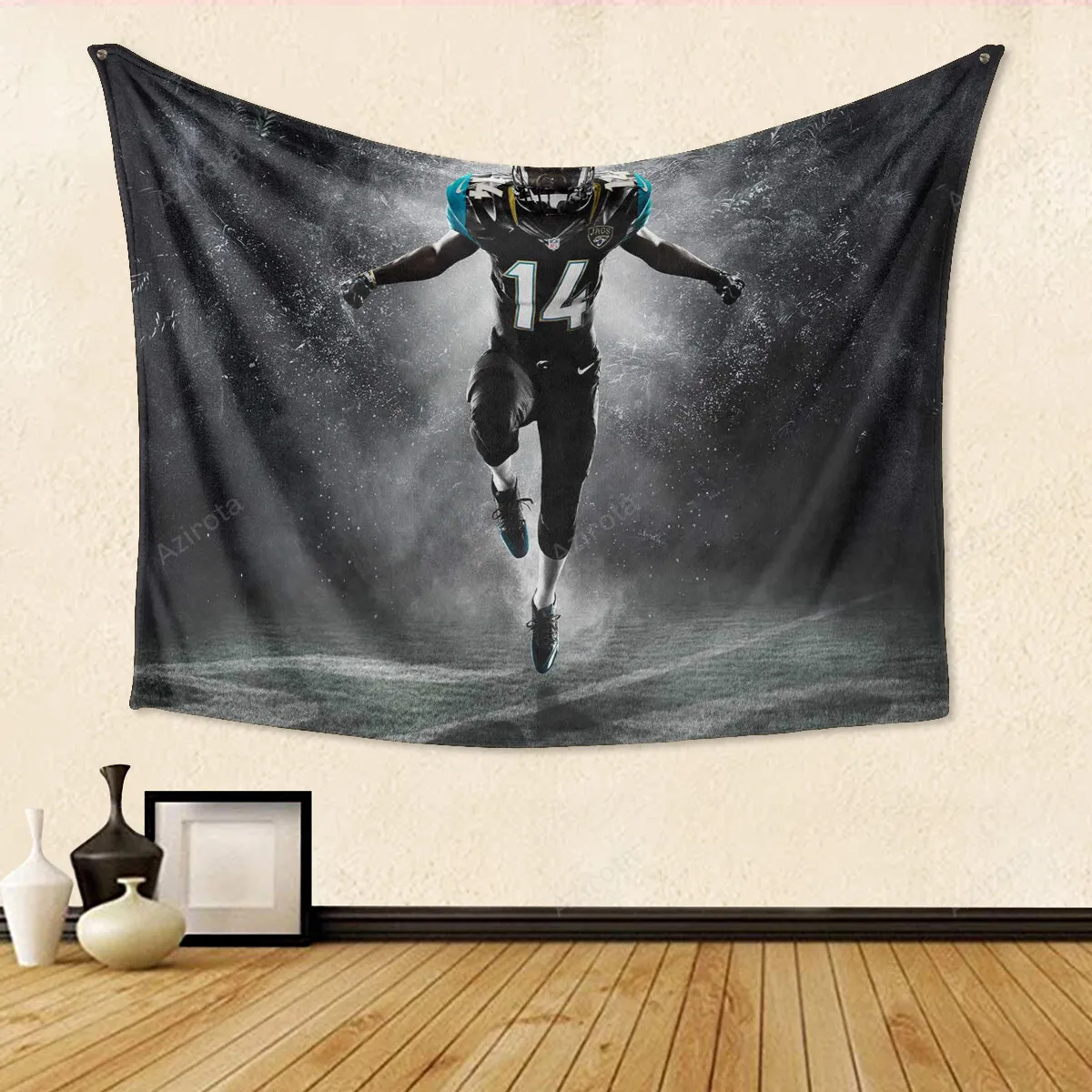 Jacksonville Jaguars Player no14 Gift For Fan 3D Full Printing Tapestry