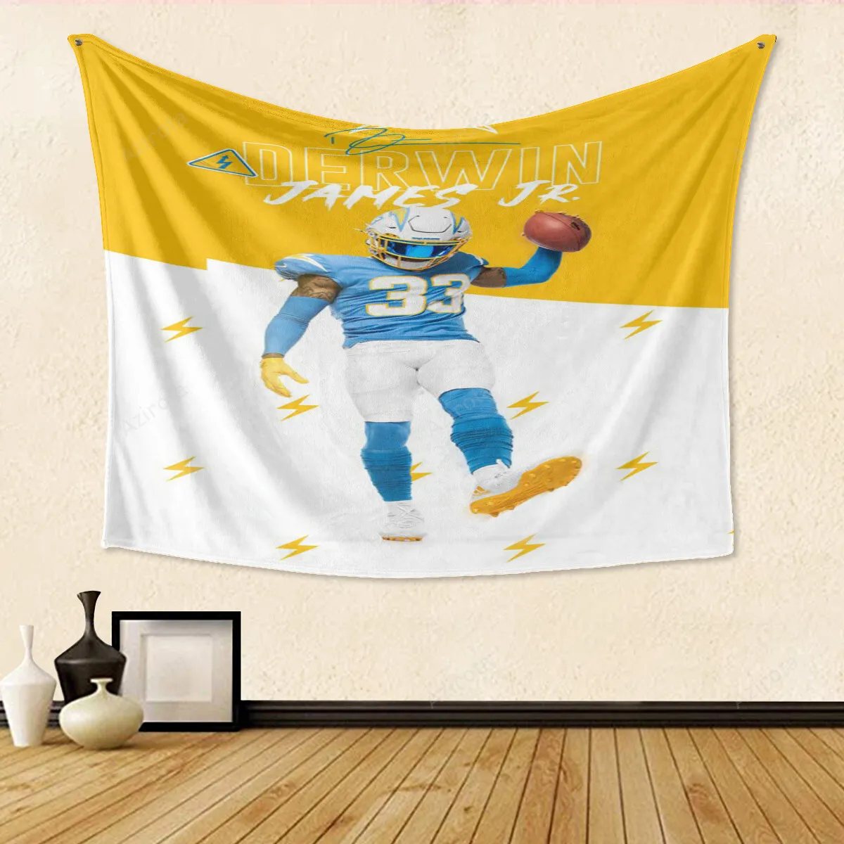 Los Angeles Chargers Bronny James2 Gift For Fan 3D Full Printing Tapestry