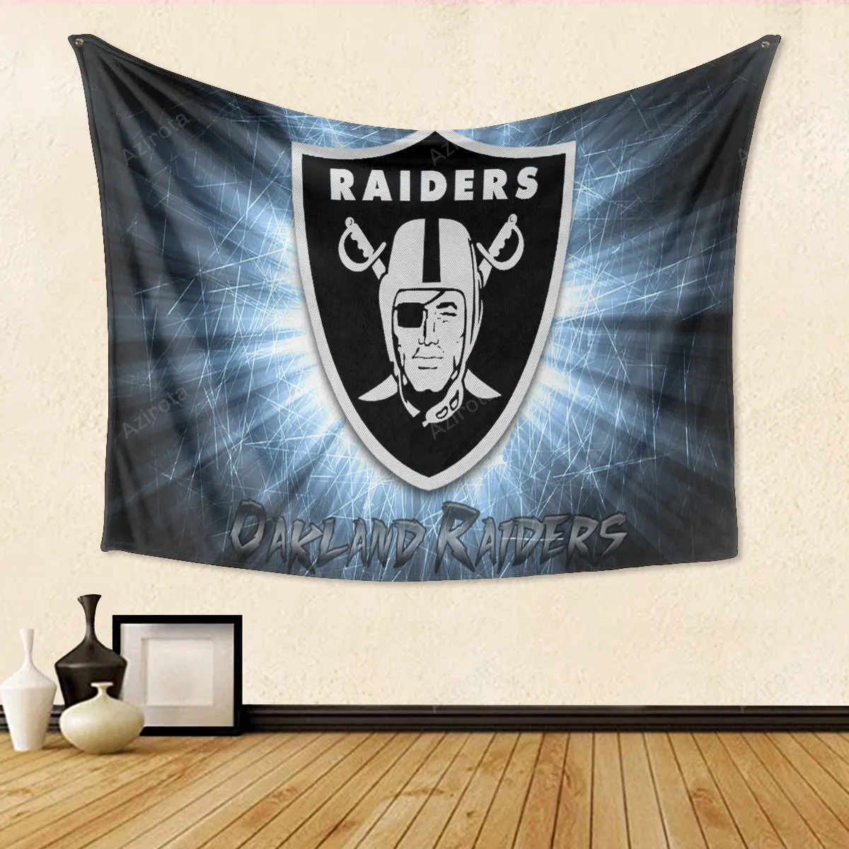 Las Vegas Raiders Logo Art17 Gift For Fan 3D Full Printing Tapestry