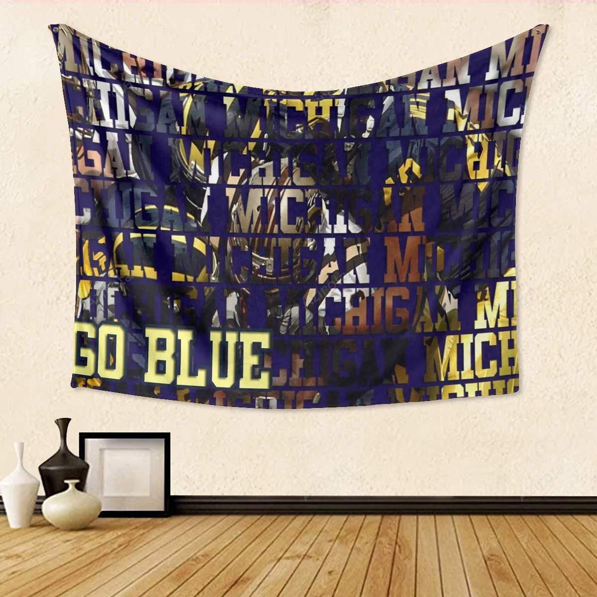 Michigan Wolverines Players TA6 Gift For Fan 3D Full Printing Tapestry