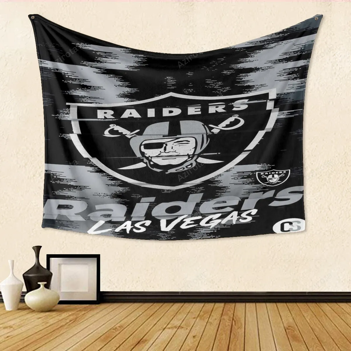 Las Vegas Raiders Logo Art7 Gift For Fan 3D Full Printing Tapestry