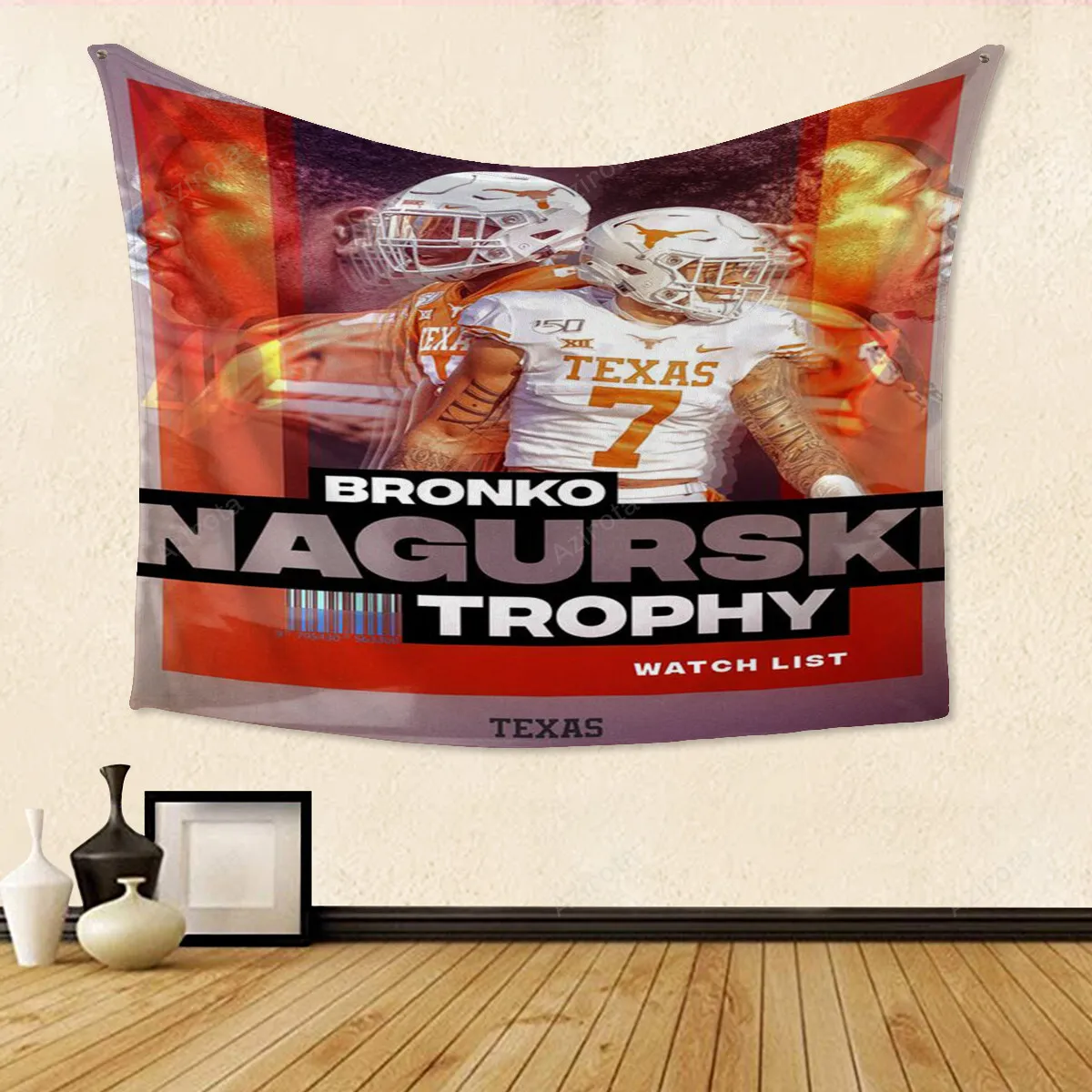 Texas Longhorns Players TA3 Gift For Fans 3D Full Printing Tapestry
