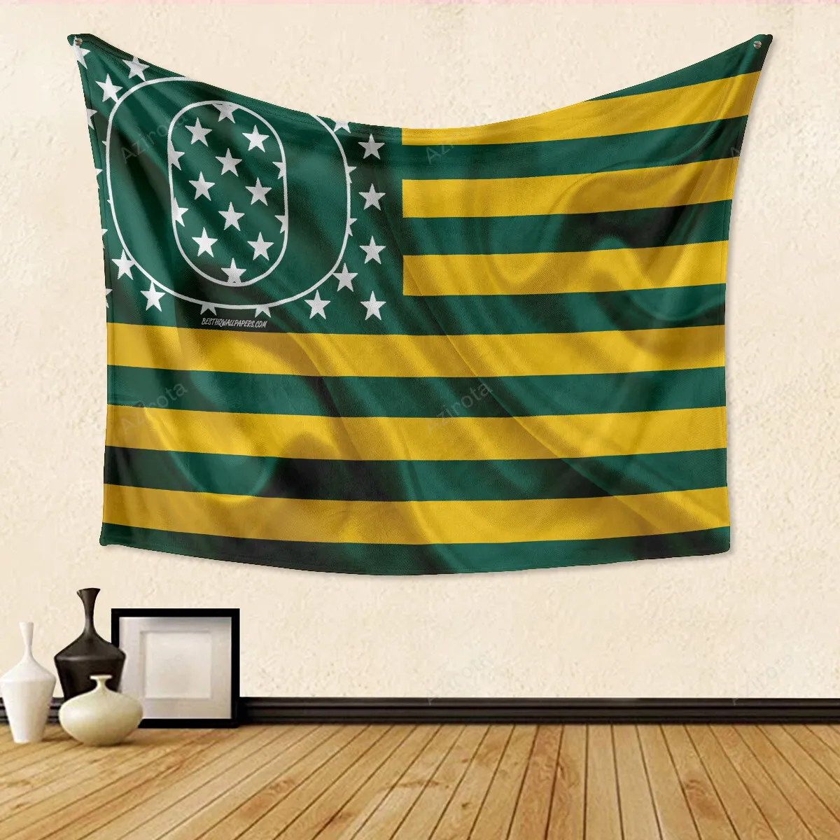 Oregon Ducks Green TA5 Gift For Fan 3D Full Printing Tapestry