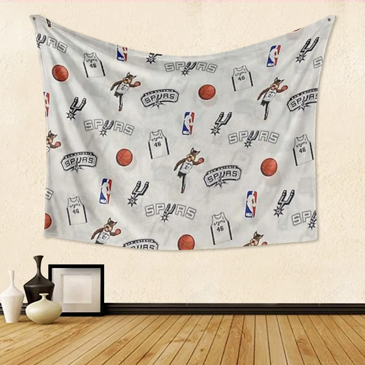 San Antonio Spurs 3 Gift For Fan 3D Full Printing Tapestry