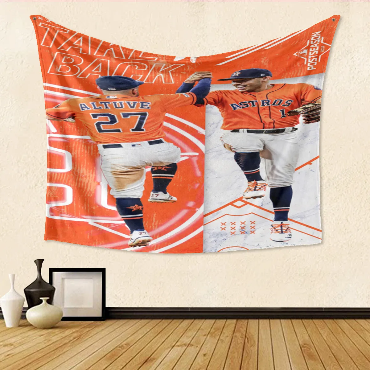 Houston Astros Team Take Back Gift For Fan 3D Full Printing Tapestry