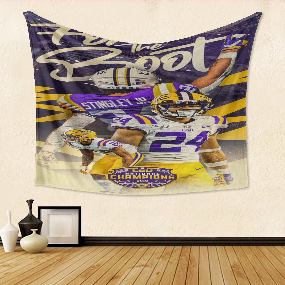 LSU Tigers Player TA14 Gift For Fan 3D Full Printing Tapestry