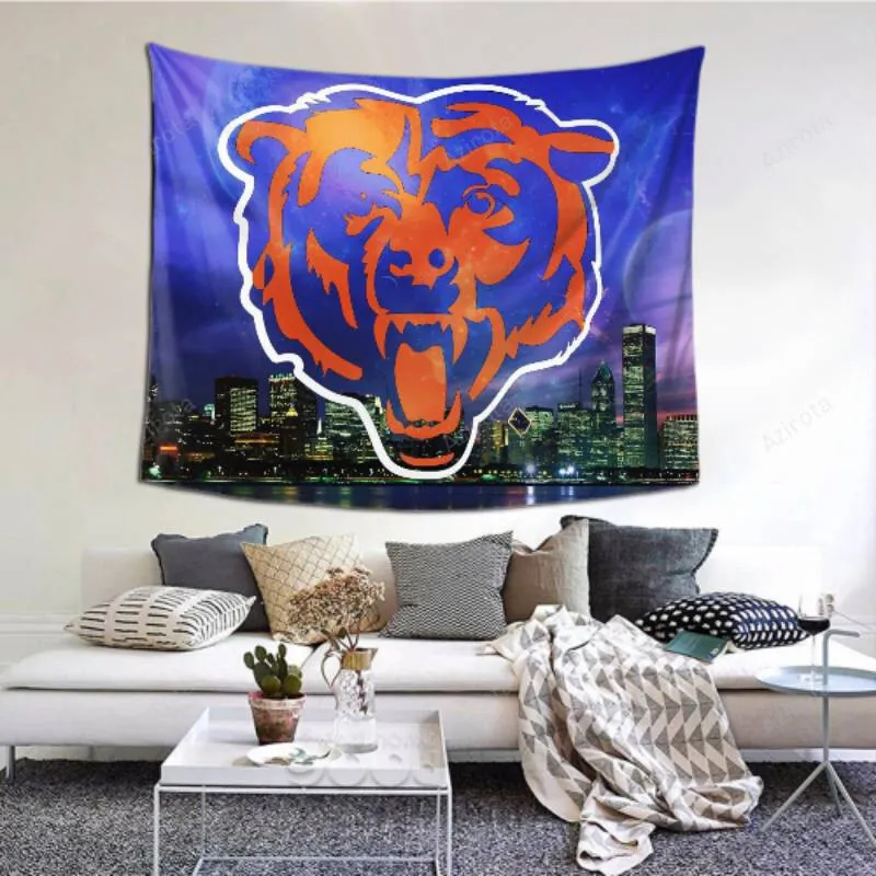 Custom Chicago Bears tapestry -156656 Home Decoration For Outdoor Use