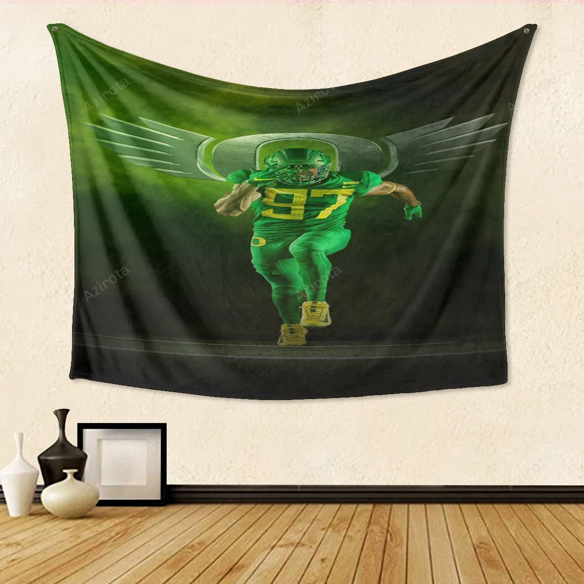 Oregon Ducks Player TA24 Gift For Fan 3D Full Printing Tapestry